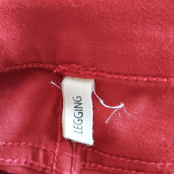 Rag & Bone Red Legging Jeans Size 26 - Picture 12 of 13